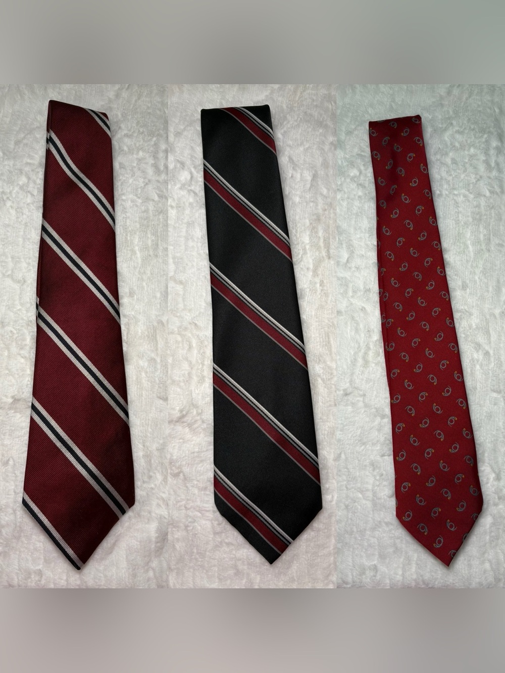 ❤️ Set of Three Patterned Men’s Ties